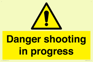 Danger shooting in progress